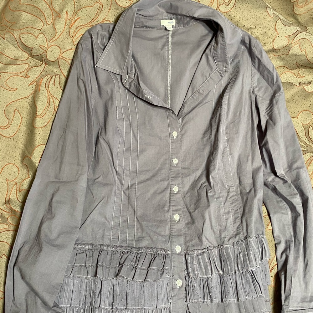 Anthropologie Odille button up blouse